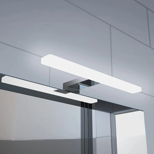 Lampada A Led Per Specchio Da Bagno 55cm 11W - Luce Bianco Caldo 3500K - IP44 Adattabile A Parete
