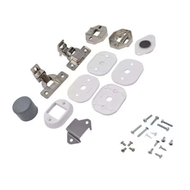 Genuine Indesit Washing Machine Cupboard Door Decor Hinge Installation Kit