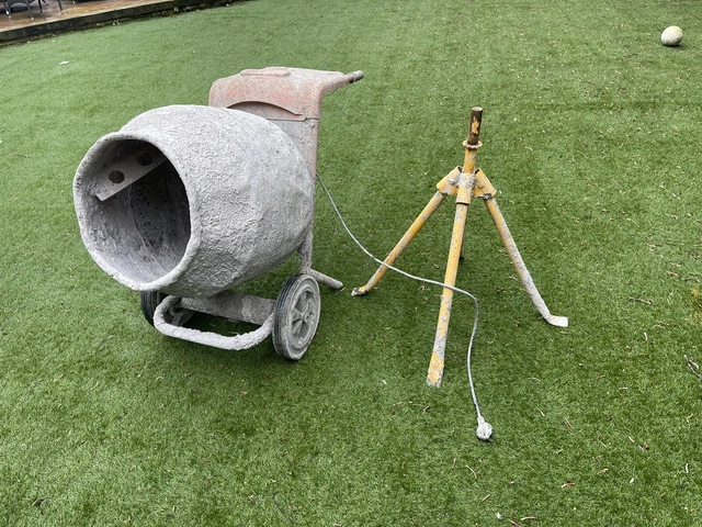 BELLE MINIMIX 150 240V Electric Concrete Cement Mixer £120.00 - PicClick UK