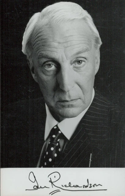 Ian Richardson (House of Cards) SIGNED AUTOGRAPH + AFTAL COA