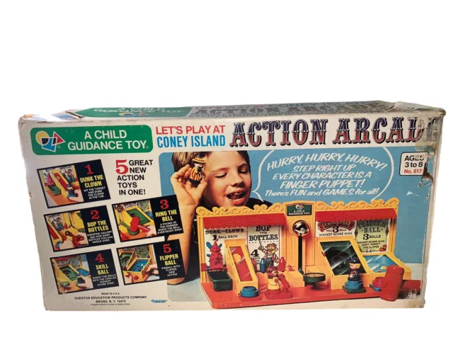 Vintage Coney Island Action Arcade #627 Questor- Read Description GUC