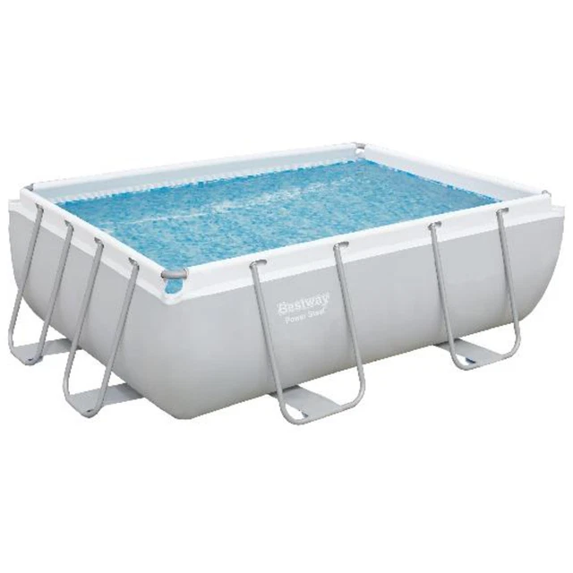BESTWAY POWER STEEL Rectangular Frame Pool-Set, 282cm x 196cm x 84cm ...