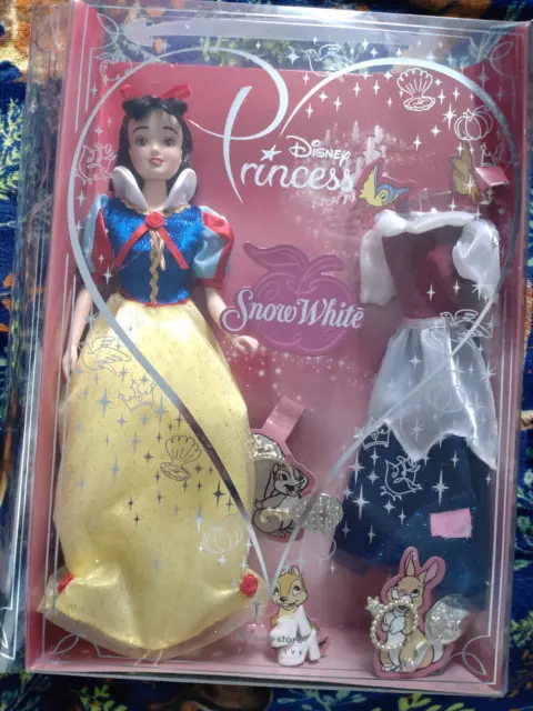 Abito Disney Princess Biancaneve Biancaneve Bambola Vintage Disney Store Esclusivo Raro
