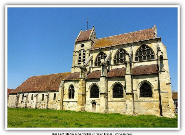 glise Saint-Martin de Cormeilles-en-Vexin France  Church religion