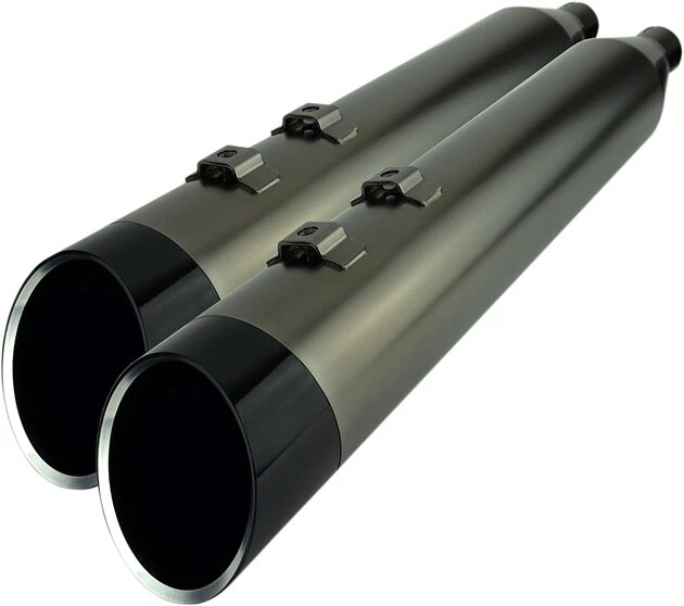 Khrome Werks HP-Plus Slip-On Exhaust with Edge Tips Smoke Chrome #202655 Khrome Werks HP-Plus Slip-On Exhaust with Edge Tips Smoke Chrome #202655