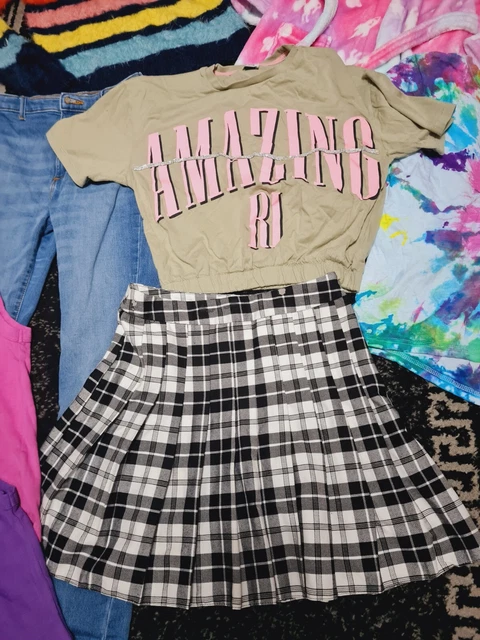 #B07 Enorme pacchetto di vestiti per ragazze 11-12 anni NEXT GEORGE RIVER SHEIN NUOVO LOOK 8