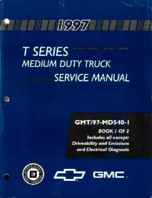 1997 Chevrolet GMC Medium Duty Truck Shop Service Repair Manual Book Guide OEM