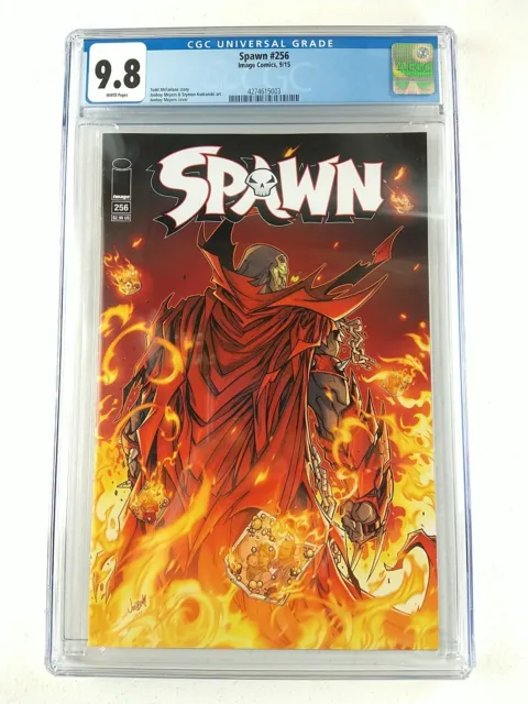 Spawn #256 CGC 9.8 WHITE Pages NM/MT (2015 Image) Todd McFarlane Low Print Comic