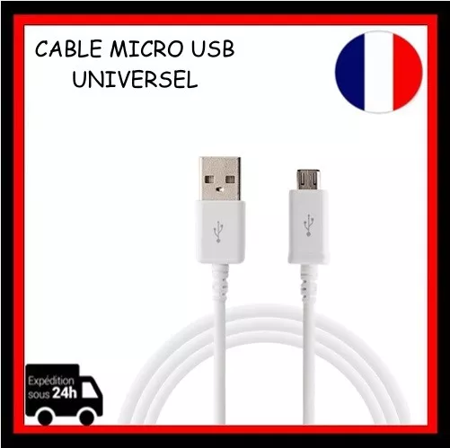 Câble Cordon De Données Recharge Micro USB 1m 2m 3m Blanc/ Samsung/HTC/Wholesale