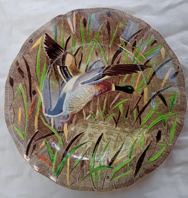 Gien Assiette Au Canard Rambouillet