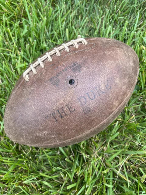 Vintage Wilson Duke F1100 NFL Football - Game Ball - As Found