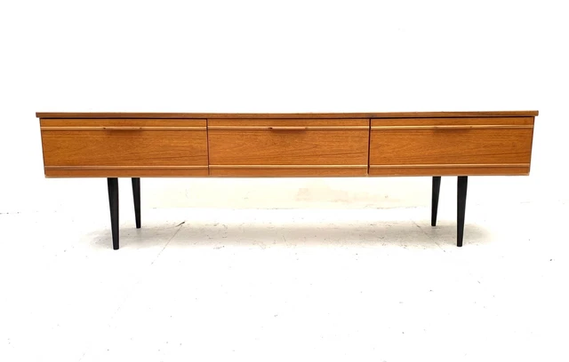 Vintage Retro Mid Century 1960s Danish Era Modernist Teak Sideboard TV Cabinet