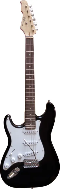 Elektrogitarre - E-Gitarre - Schwarz - Für Linkshänder - Tremolo - Msa - St5Bk L