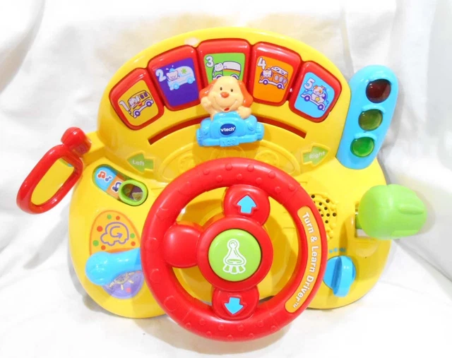 VTECH LEARN AND Discover Driver Steering Wheel Car Sounds Music Songs