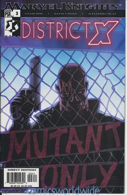 District X #3 (2004) NM, Marvel Knights, Bishop, Mr. M