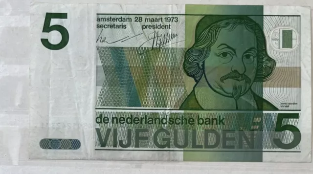 Holland 5 alte Gulden 1973