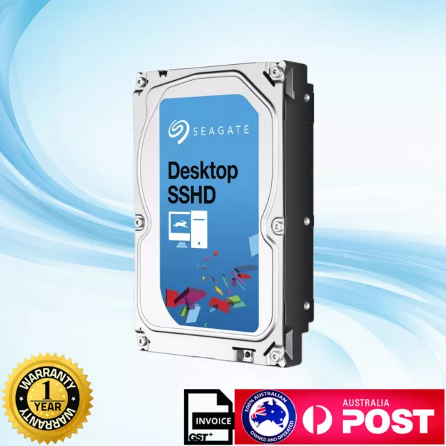 Seagate SSHD Desktop Gen3 SSD Hybrid 1TB 2TB 4TB Internal 3.5'' Hard Drive