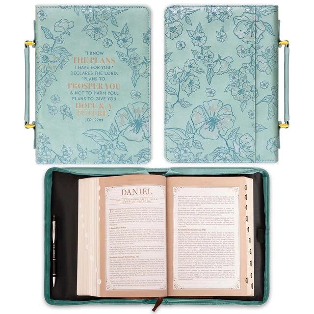 Christian Art Gifts Faux Leather Fashion Bible Cover