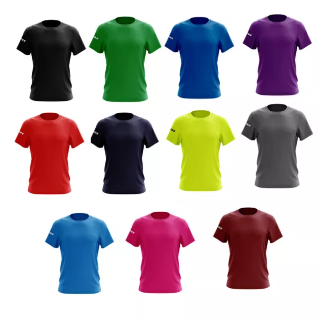 Zeus Basic Maglia Maglietta Tshirt Cotone Puro Relax Calcio Tennis Padel