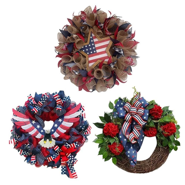 Couronne patriotique du 4 juillet, jour de l'indépendance