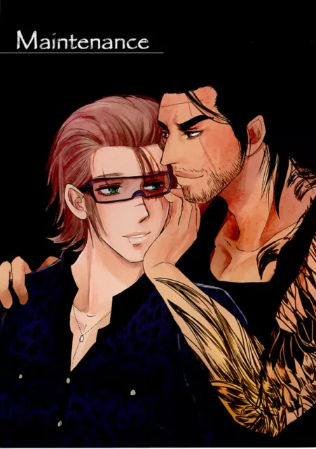 Final Fantasy 15 XV Doujinshi Comic Book Gladiolus / Gladio x Ignis Maintenance