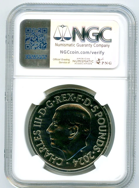 2024 GREAT BRITAIN 5PD NGC MS69 DPL PAUL McCARTNEY BEATLES FIRST