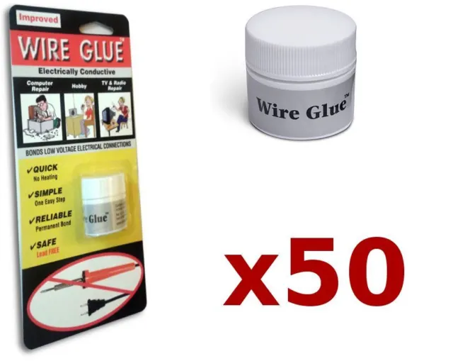 50x Highly Conductive Wire Glue/Paint NO Soldering Iron