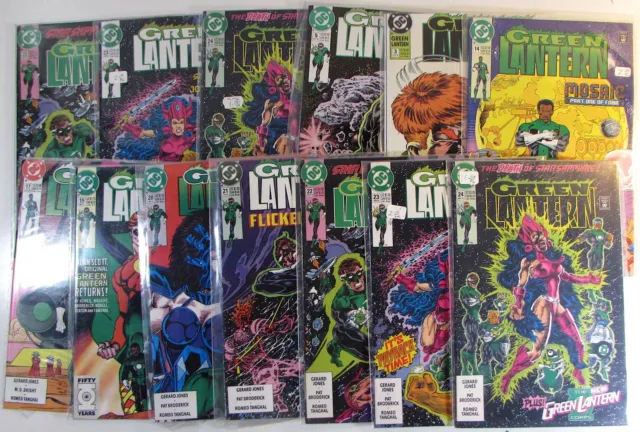 Green Lantern Lot of 13 #3,5,14,17,19,20,21,22 x2,23 x2,24 x2 DC (1990) Comics