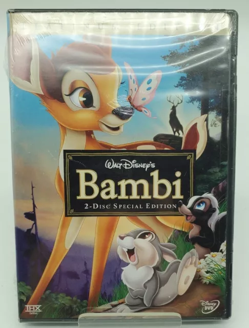 Walt Disneys Bambi (DVD, 2005, 2-Disc Set, Special Edition/Platinum Edition) NEW