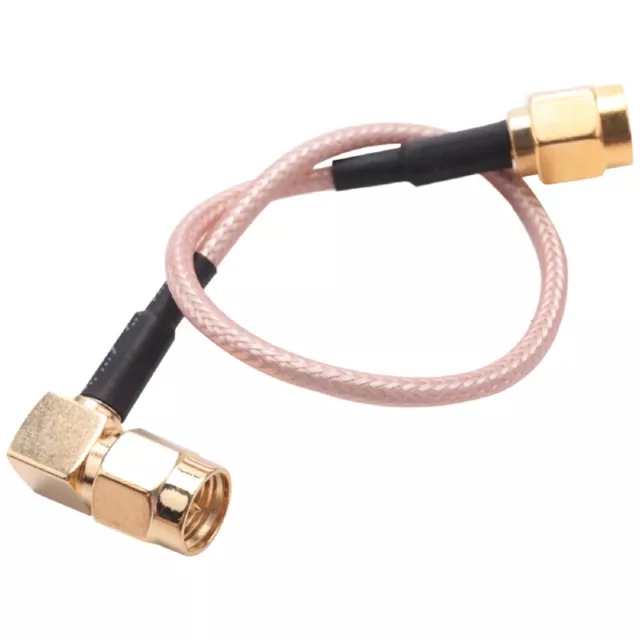 6" SMA Male to SMA Right Angle Male Plug  Pigtail Cable RG316 C8T13866