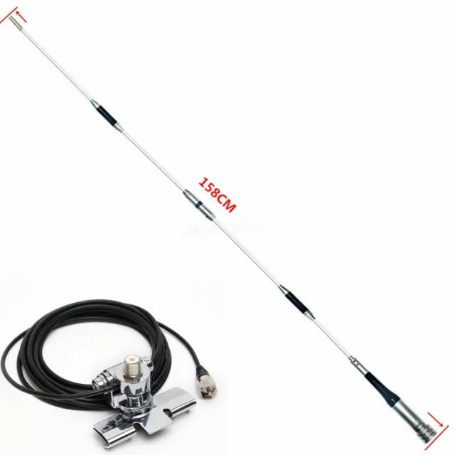 Diamond SG-7900 Dual Band Ham Radios High Gain Antenna RB-400 Base Clip 5M Cable