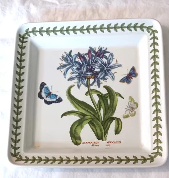 Portmeirion Plate Square 8" Botanic Garden African Lily