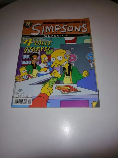 SIMPSONS CLASSICS Nr.12 - 2007 COMIC HEFT BONGO PANNINI