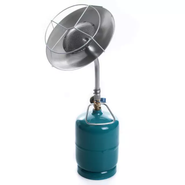 Gasstrahler Gasheizung Heizstrahler Strahler Wärmestrahler 1,8 KW für Gasflasche