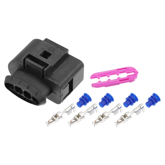 1 Set 4 Pin No.1J0973724 Bobina su Spina Connettore Clip per VW per Audi