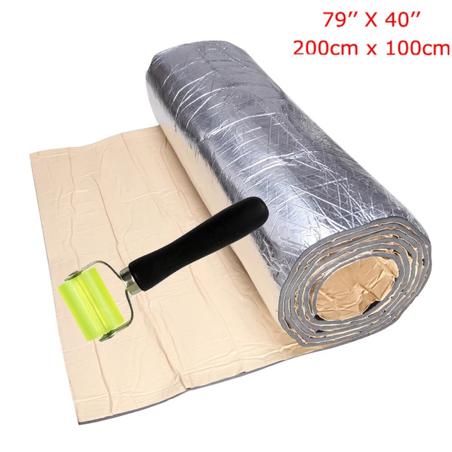 Car Heat Shield Thermal Insulation Mat Auto Sound Deadener Noise Proof 79"x40" W