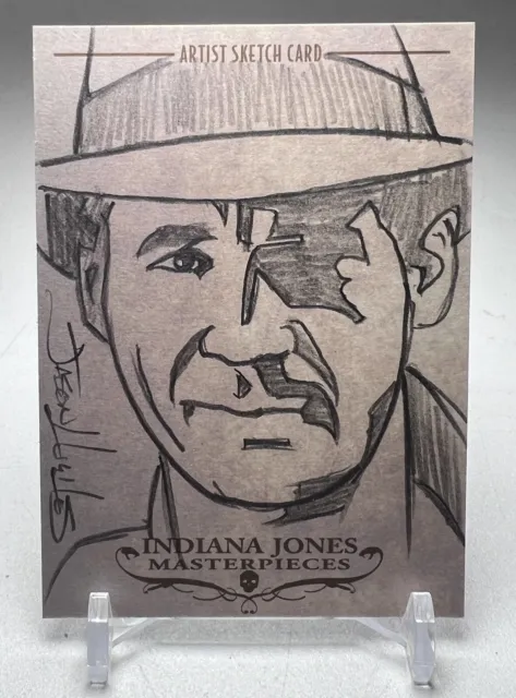 2008 Topps INDIANA JONES Masterpieces Sketch Card 1/1 Jason Hughes