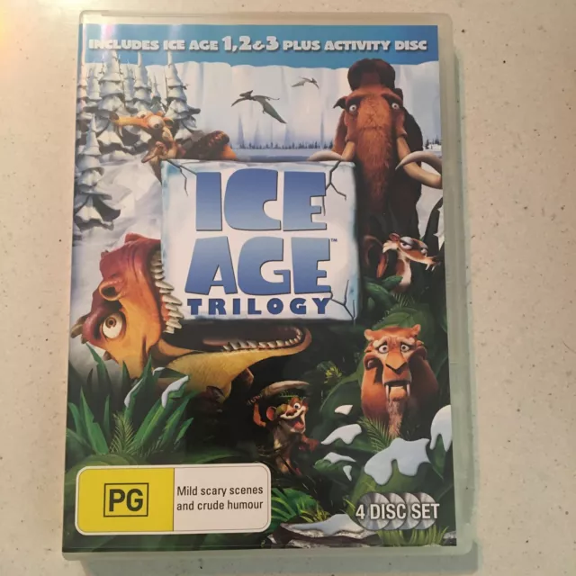 Ice Age Trilogy R4 PAL DVD R4 FREE POST