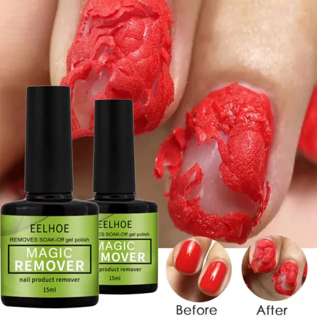 Éclat Ongle Gel Magique Solvant Vernis Tremper Coat Nettoyant Dégraissant Apprêt