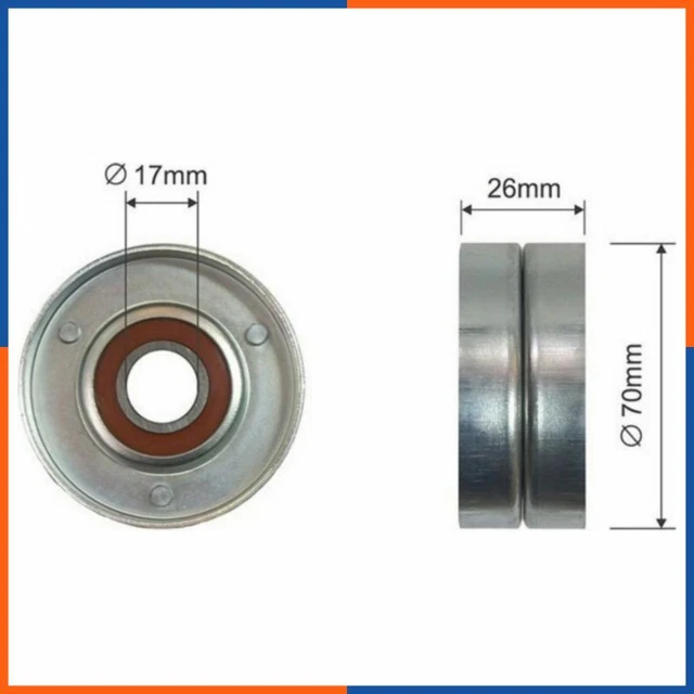 Galet tendeur de courroie d'accessoire pour OPEL | P222013, FS24904, T0350