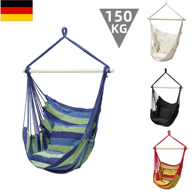 Hängesessel Hängestuhlgestell Hängeschaukel Hängekorb Hängematte Mit 2 Kissen