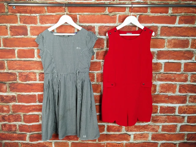 Girls Bundle Age 8-9 Years Next Mexx Playsuit Dress Winter Check Party Red 134Cm