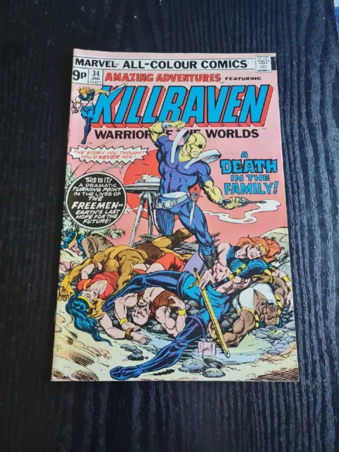 Amazing Adventures #34 comic Marvel Comics killraven