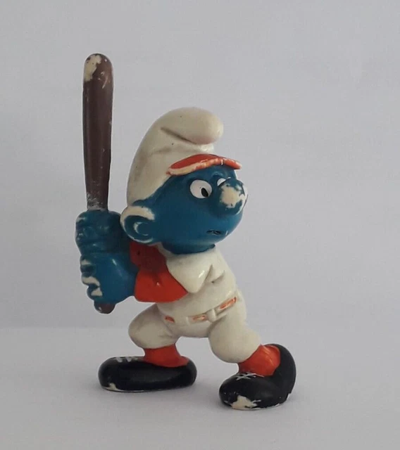 Figurine Schleich Les Schtroumpfs De 1981 - Schtroumpf Chef Indien En Occasion