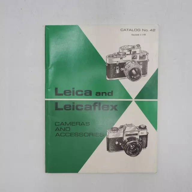 Leica and Leicaflex Cameras and Accessories Catalog No. 42 1969