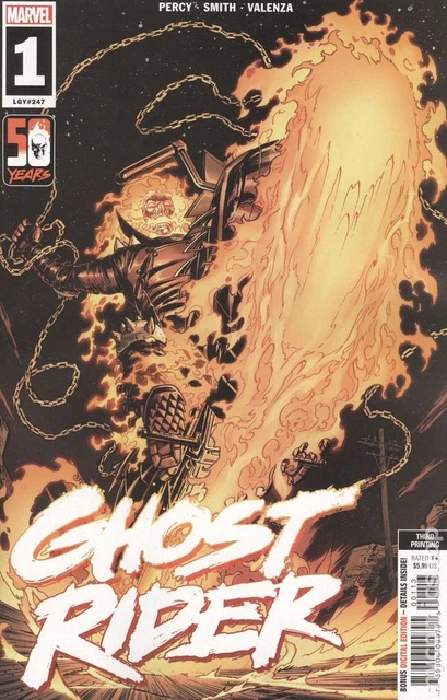 Ghost Rider 1M Smith Variant 3rd Printing VG 2022 Stock Image Low Grade