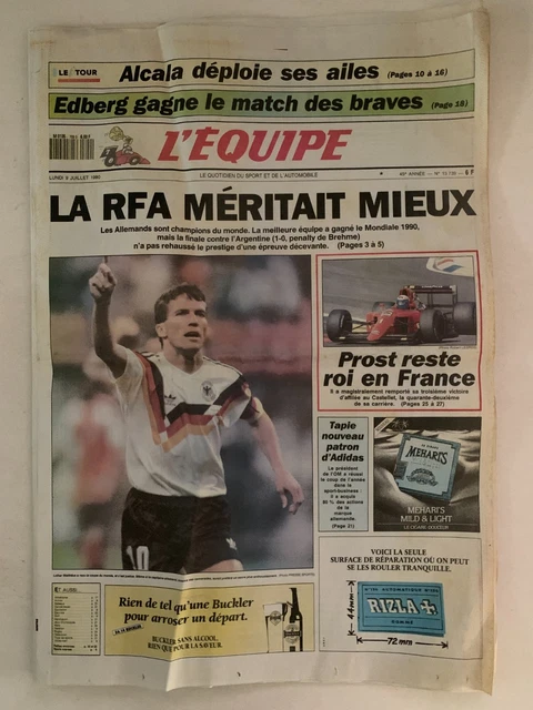 Original póster del mundial de italia 1990