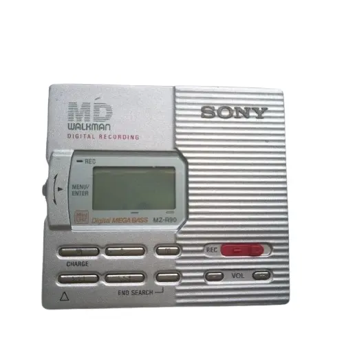SONY MZ-R90 MD Walkman Mini Disc Player Recorder Silver Good GP