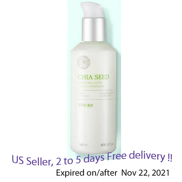 The Face Shop Chia Seed Hydrating Emulsion 145ml + Free Gift Sample !!