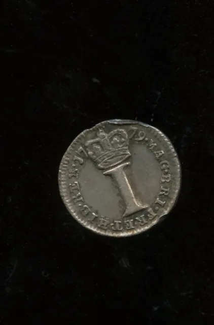 1779 Great Britain 1 Pence Silver Maundy Money 2-201